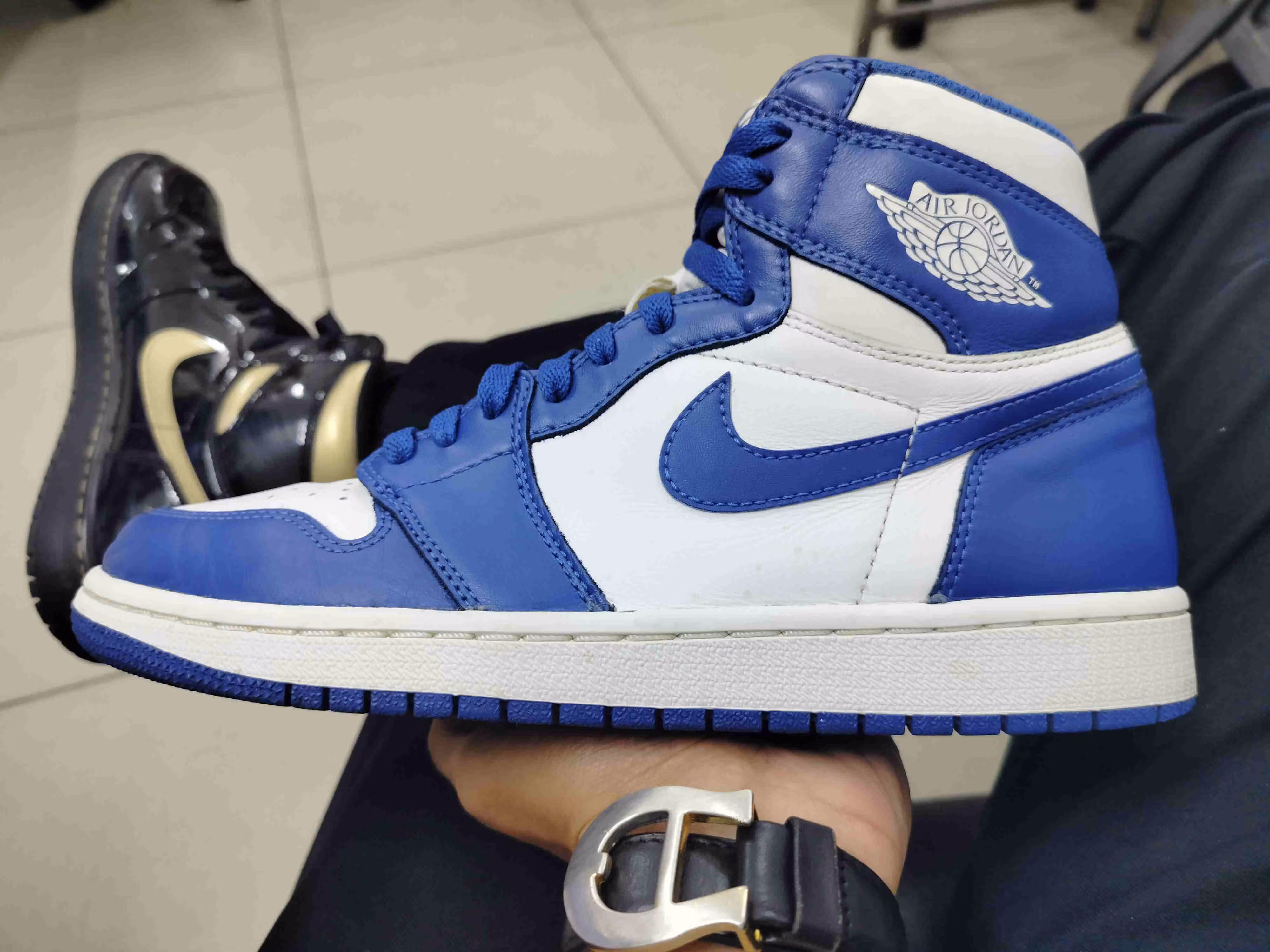 Air Jordan 1 Retro High OG 'Storm Blue' 555088-127 Air Jordan 1 Retro High OG 'Storm Blue' 555088-127